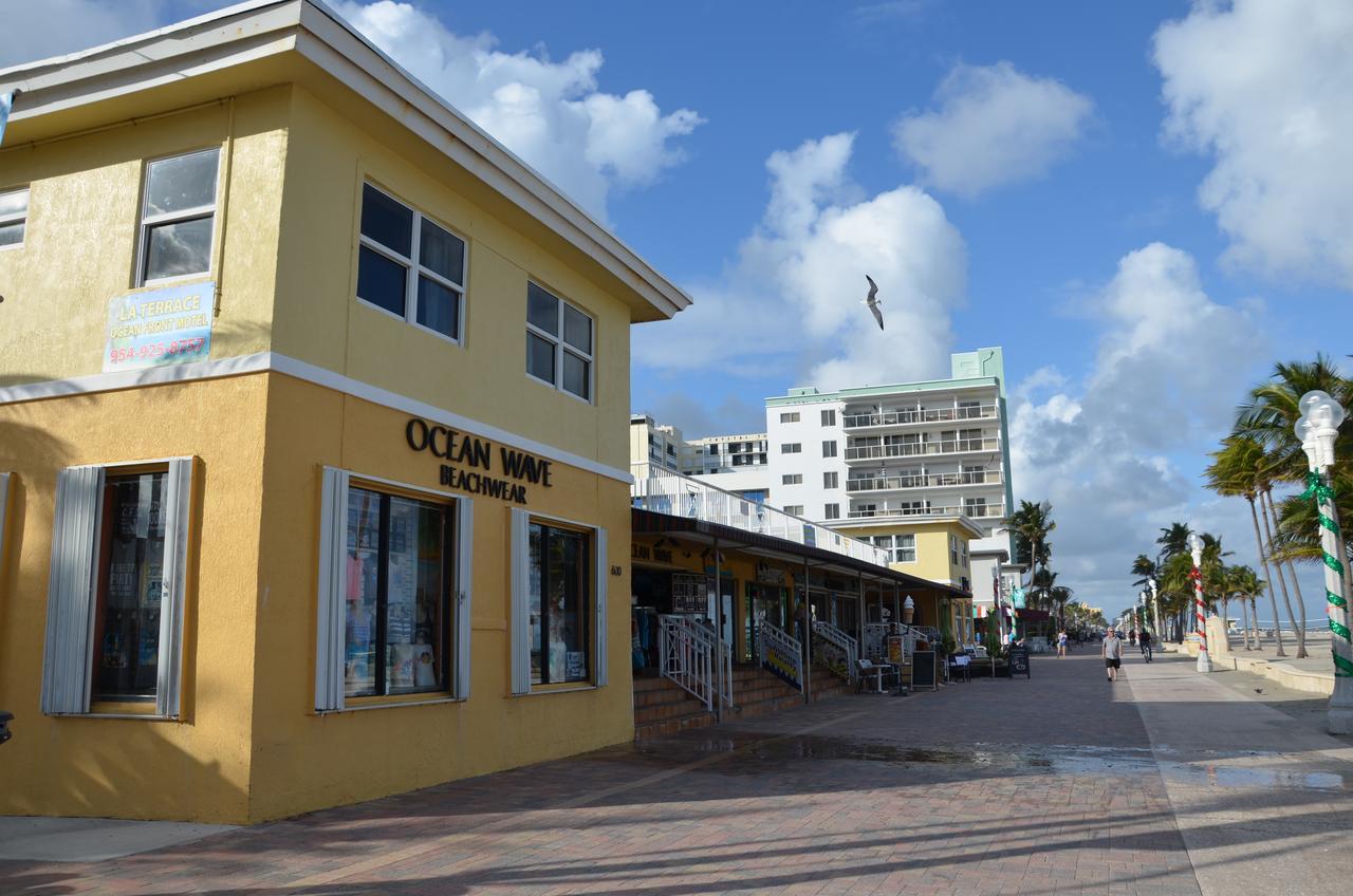 La Terrace Oceanfront Hotell Hollywood Exteriör bild